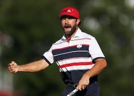 cameron young driving the ball at a pga tour event.